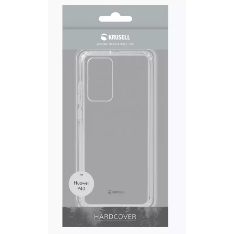 Smartphone cover Krusell Kivik for Huawei P40 transparent protective case