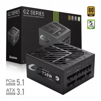 Gamemax Power Supply, 80 PLUS, Gold | GZ 750G | 750 W