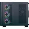 Tower PC Case AEROCOOL P500C EVO-G-BK-v1 with 2 Tempered Glass Panels, Black