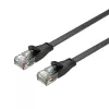 Unitek Ethernet cable Cat6 UTP RJ45 5 m, black, solid conductor, 250 MHz, gold-plated contacts