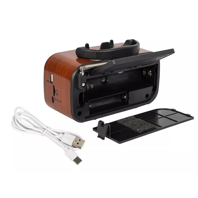 Portable analog AM/FM radio RA16 solar