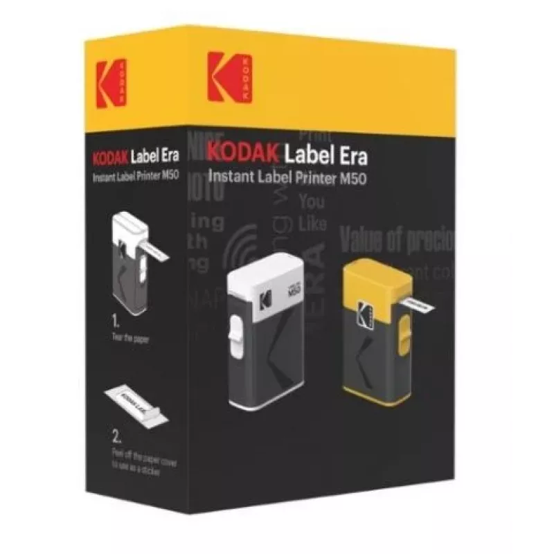 Label printer Kodak Label ERA M50 Bluetooth for 14 mm labels with yellow roll