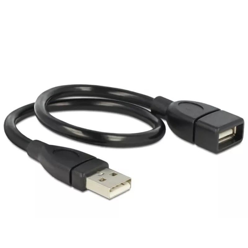 USB Cable DeLOCK 35cm USB 2.0 83498 Black