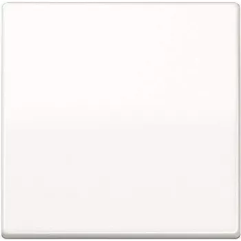 Wall plate / switch cover Jung AS1700WW, plastic, screwless design, 1-piece