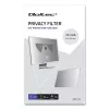 Privacy filter QOLTEC 51056 for 22 inch (55.9 cm) monitor, 16:10, 475×297 mm, transparent