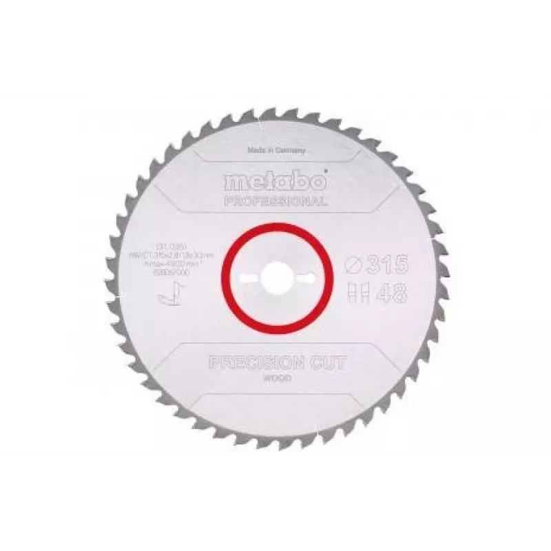 Circular saw blade Metabo 628057000 31.5 cm for wood