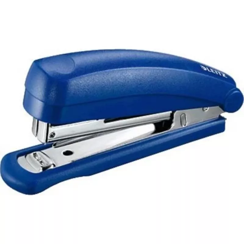 Leitz NeXXt Stapler 5517, 10 sheets, 10 sheets, Blue, Silver, Plastic, 80 g/m², Top, Integrated