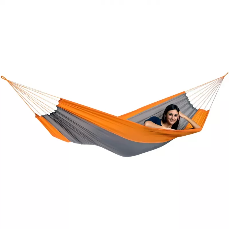 Silk Traveller Techno AZ-1030160, Camping-Hammock orange/Grey