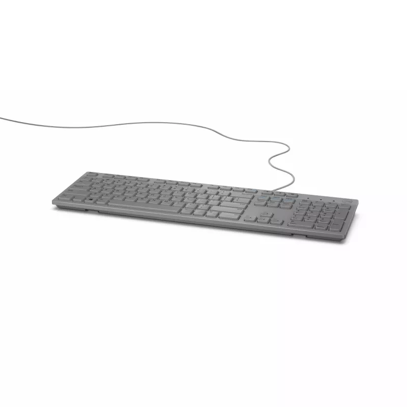 Dell Wired Keyboard - KB216 - US International (QWERTY) – Grey/ LT engraved
