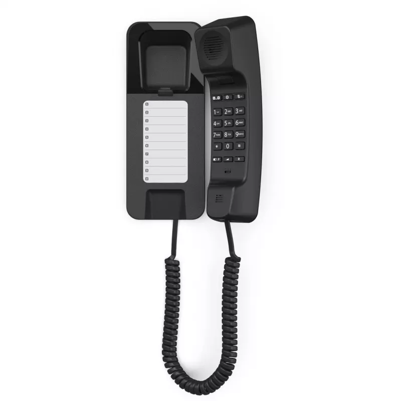 Analog telephone Gigaset DESK 200 Black Wired handset 10 entries