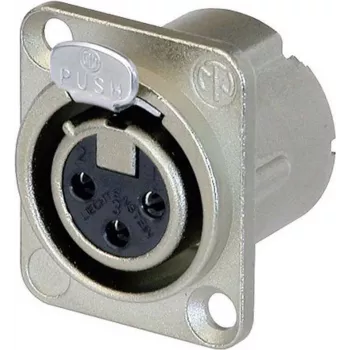 Neutrik NC3FD-LX Connectivity Accessory Silver