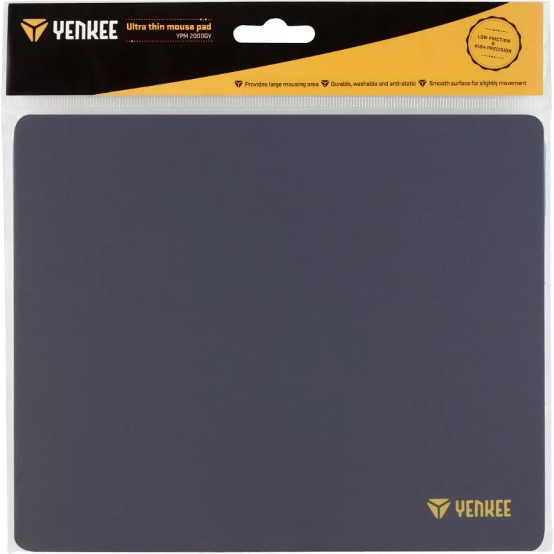 Mouse pad YENKEE YPM 2000GY 220x180x0.3 mm