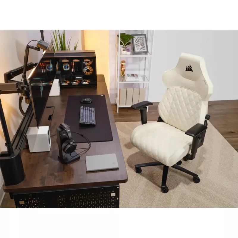 Corsair TC500 LUXE PC gaming chair Upholstered seat Beige