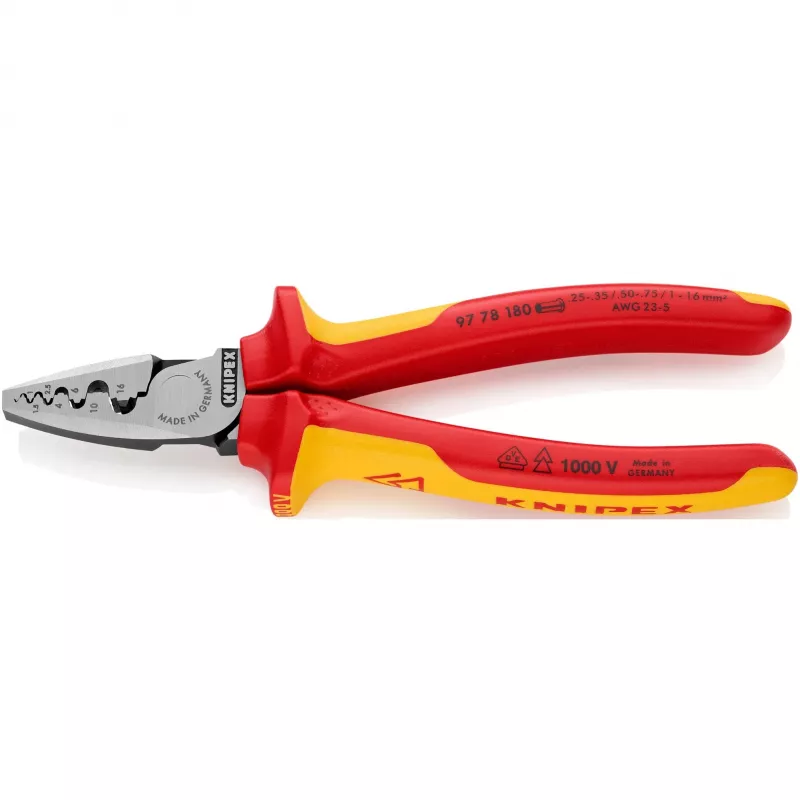 Cable Crimper Combination Tool Knipex 97 78 180
