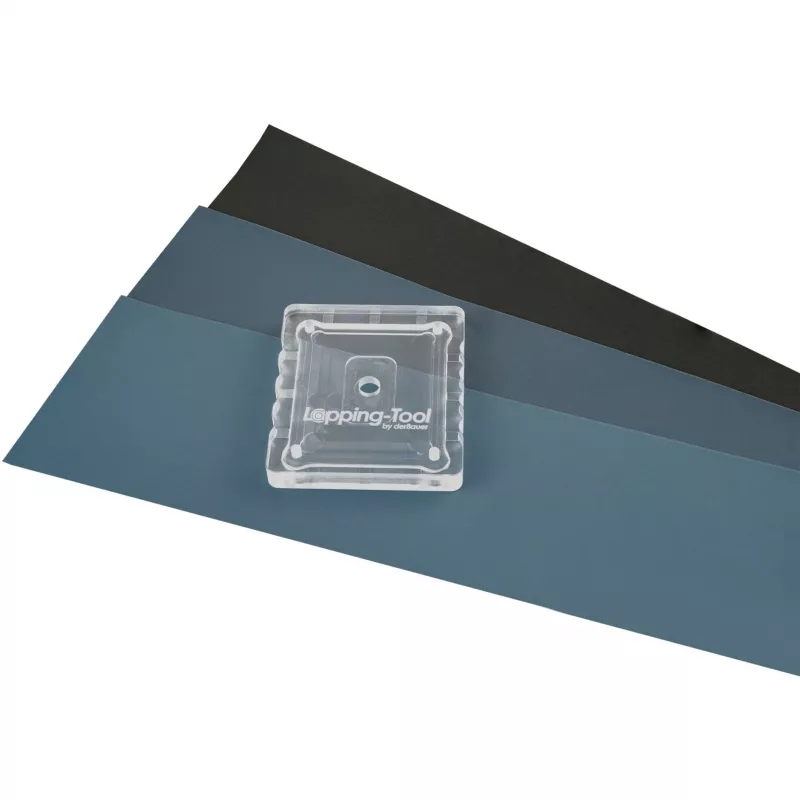 Lapping Tool 13th & 14th Gen. Intel CPU, Grinding / Polishing Accessory (transparent)