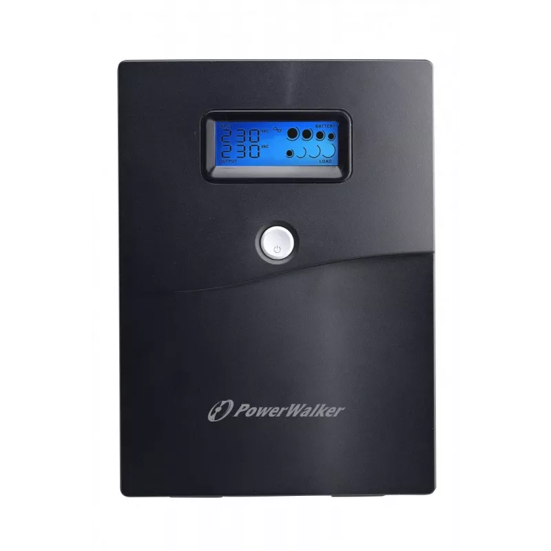 Uninterruptible Power Supply PowerWalker VI 3000 SCL FR 3 kVA / 1.8 kW, Line-Interactive, 4x Type E outlets, 18 Ah battery (2×12 V)