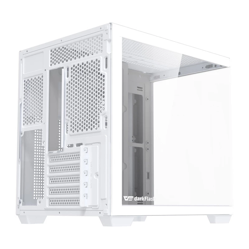Computer case DarkFlash B275 (white) mid-tower ATX compatible, front I/O, tempered glass