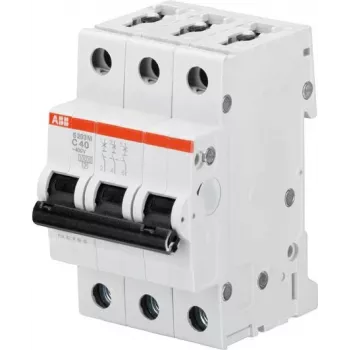 ABB Circuit Breaker B10A S203M-B10 pro M comp. 10kA 3-pin B-Charakt. S203M-B10 (2CDS273001R0105)