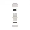 Cable gland M16 DELOCK, plastic, grey, pack of 10
