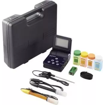VOLTCRAFT KBM-700 Combination-Measuring Instrument Conductivity, pH Value, Redox (ORP), temperature, salt (VC-8813815)