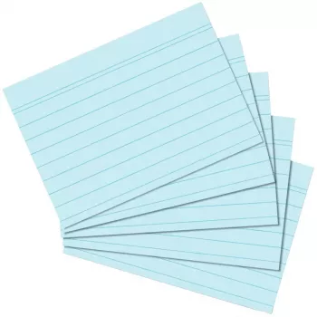 Index Card Herlitz 10836203 Blue 1 pc(s)