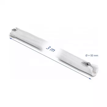 Braided Sleeve DeLOCK 20835 3m x 50mm White