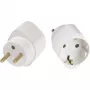 Electrical power plug Type E Bachmann 921.005 White 3P