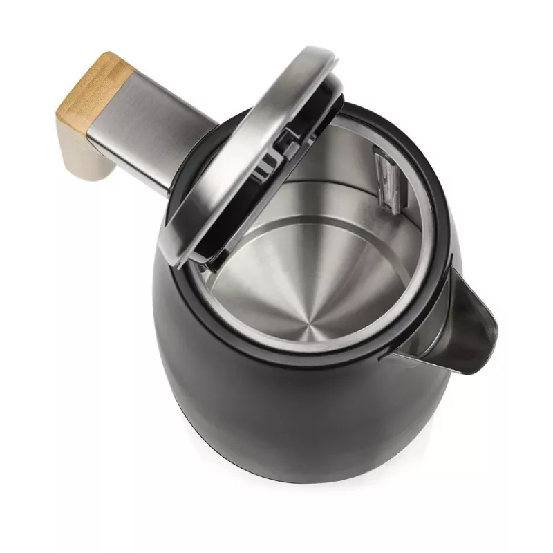 Electric kettle Princess 1.7 L 3000 W, stainless steel housing, cordless, beige/black