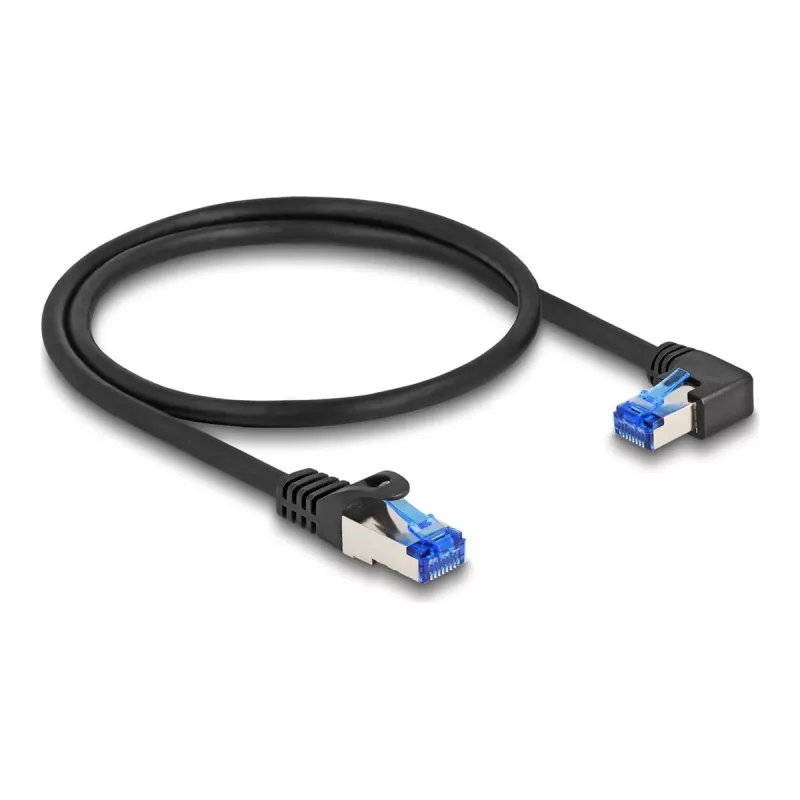 Network Cable DeLOCK RJ45 Cat.6A S/FTP 0.5m Black