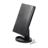 Extralink Makeup Mirror, Magnifying, Black, Foldable, Backlit, with Stand
