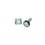 Mounting kit Extralink M6 Rack mounting kit Silver