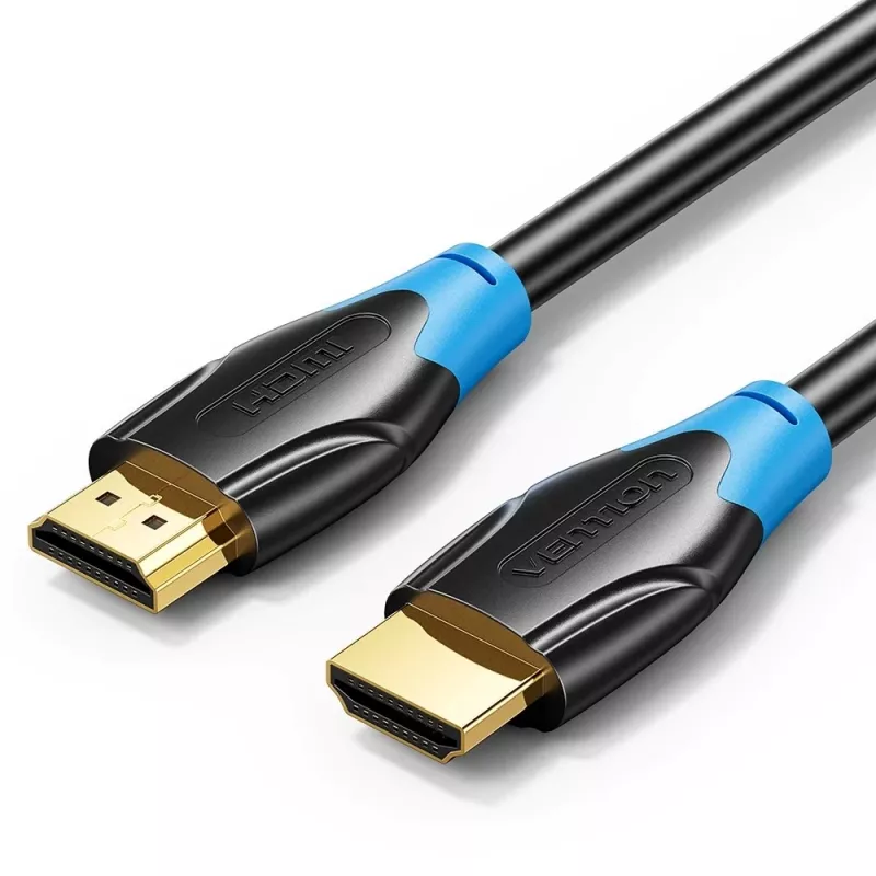 HDMI cable Vention AACBN 15 m, HDMI Type A to Type A, HDMI 2.0, 18 Gbit/s, ARC, gold-plated contacts, black
