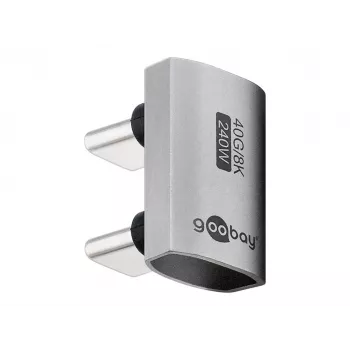 USB-C Gender Changer Goobay 74446 Silver Nickel/Gold Contacts