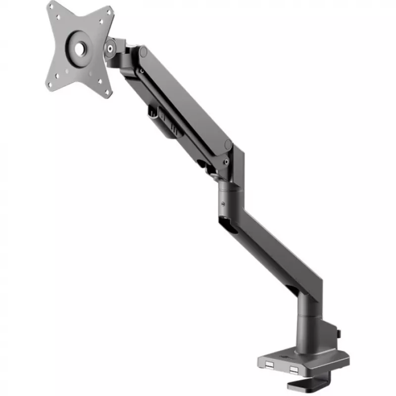 Goobay Pro 70813 Single Monitor Desk Mount with Gas Spring, VESA, 17-32" (43-81 cm), 9 kg, Black