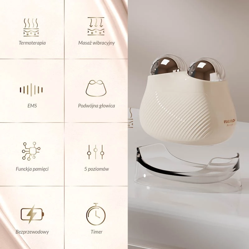 Neno Beauty Naya face massager with EMS and thermotherapy