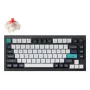 Mechanical keyboard Keychron Q1 Max — USB + RF Wireless + Bluetooth, QWERTY Nordic, Black, RGB