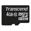 Flash memory Transcend 4GB MicroSDHC Class 10 TS4GUSDC10