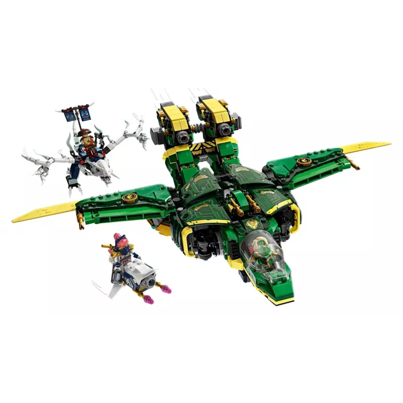 LEGO NINJAGO set 71845 Lloyd’s Jet Mech — 1112 pieces, 5 minifigures, movable wings, height 240 mm