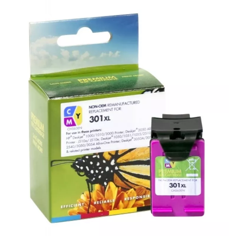 Compatible Static Control Hewlett-Packard 301 XL (CH564EE) Tricolor, 330 p.