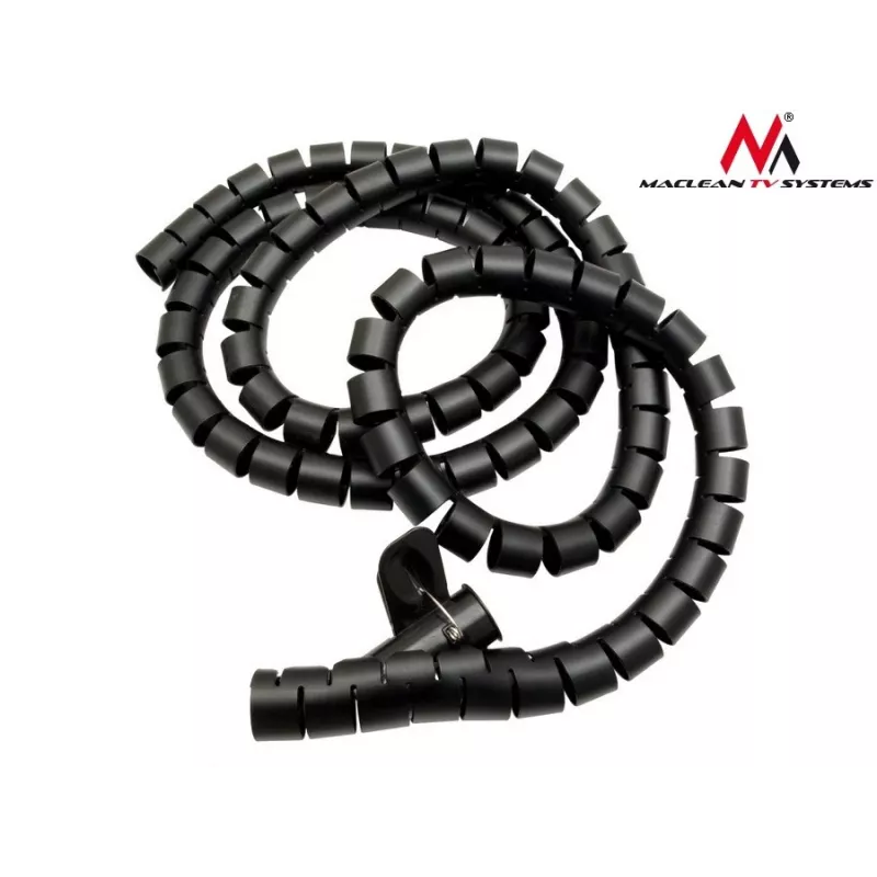 Cable organiser sleeve MACLEAN 2 m × 25 mm, elastic polypropylene, wire protection