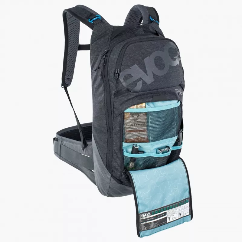 Cycling backpack EVOC Trail Pro 10L Carbon Grey Sport