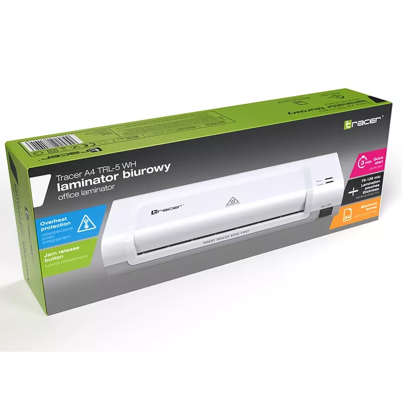 Tracer TRL-5 WH Hot Laminator 280 mm/min White