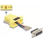 DELOCK D-Sub 15 pin female to RJ12 female assembly kit, yellow