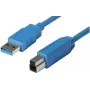shiverpeaks BASIC-S USB 3.0 Cable, A-Plug - B-Plug 1,8 m, Cable and Plug: Blue, double-shielded, max. (BS77032)