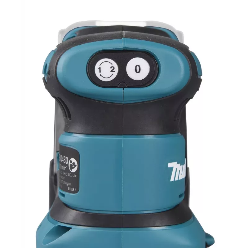 Makita DBO480Z portable sander Random orbital sander 14000 OPM Black, Blue 210 W