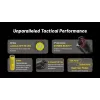 Tactical flashlight Nitecore P23i 3000 lm Black Aluminium IP68