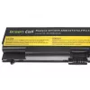 Battery Green Cell LE05 for Lenovo ThinkPad T410 T420 T510 T520 W510 Edge 14 15 E525 — 11.1V 4400mAh Li-Ion, 6 cells, black