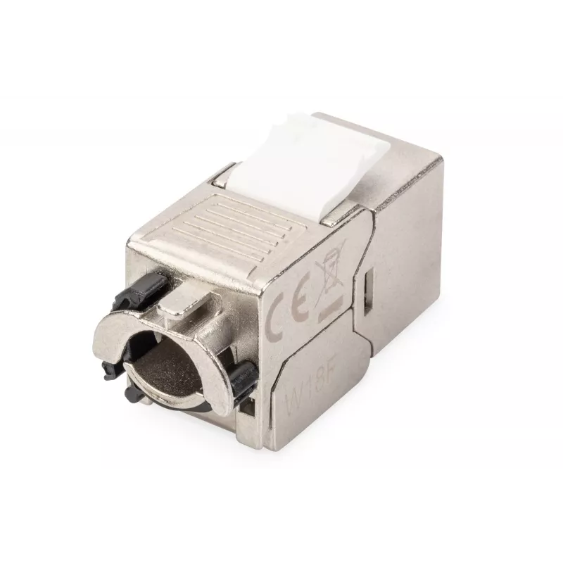 Digitus CAT 6A Keystone module, shielded with intelligent cable manager
