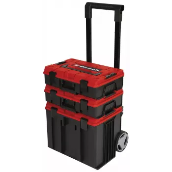 Tool Case Einhell E-Case Tower Black Red Polypropylene Heat Splash Resistant