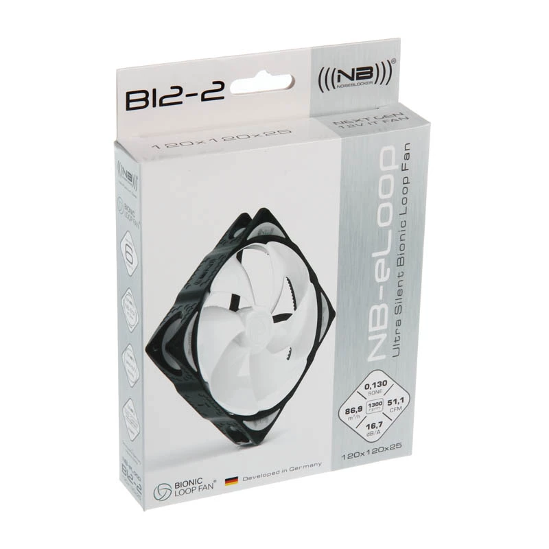 NOISEBLOCKER eLoop B12-2 120mm Case Fan